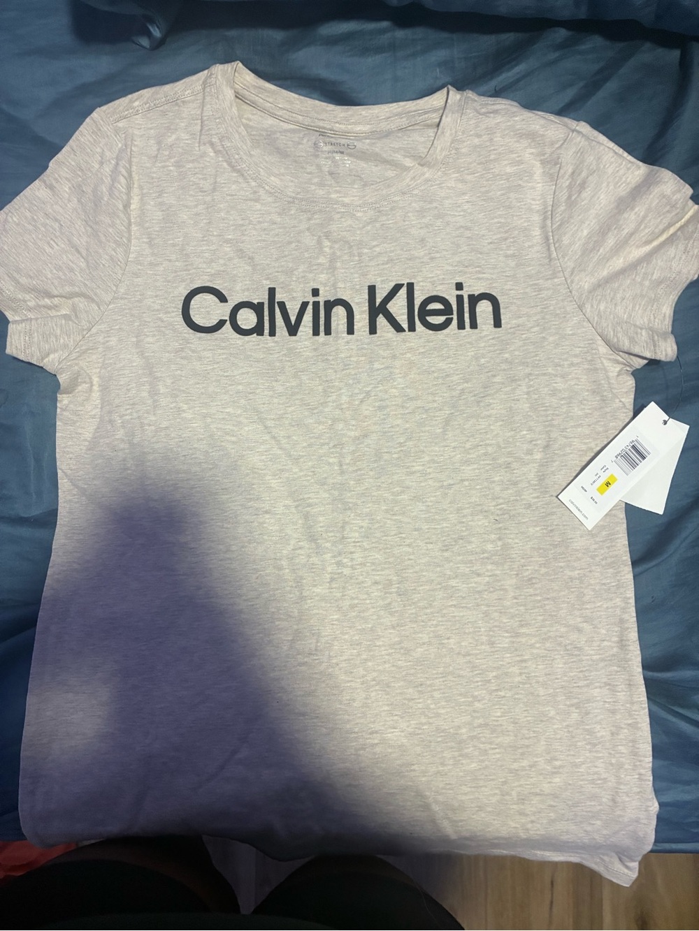 Calvin Klein Heather Gray Logo T-Shirt